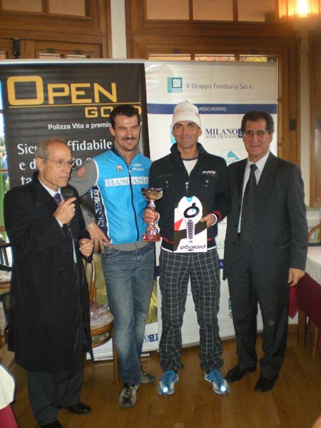 Premiazione del vincitore assoluto Niky Giussani
